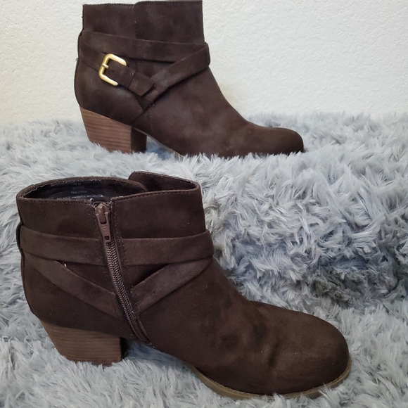 Womens Crown Vintage Brown Ankle Boot SZ 11